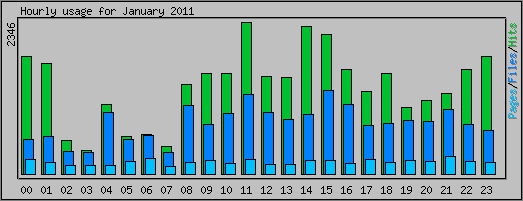 Hourly usage