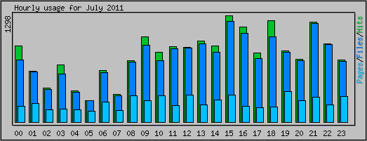 Hourly usage