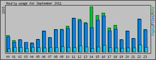 Hourly usage