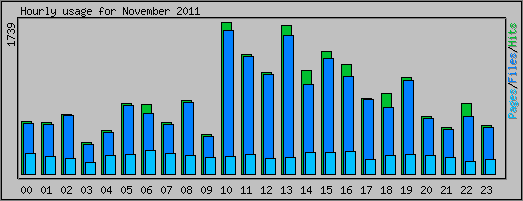Hourly usage
