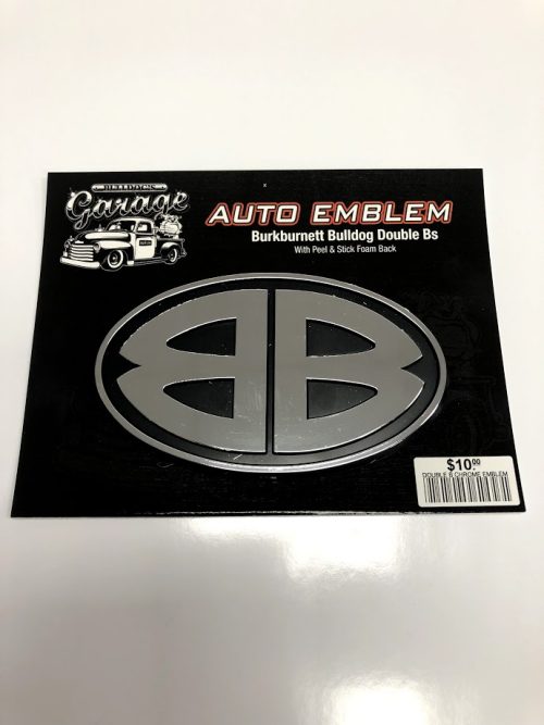Double B Chrome Auto Emblem